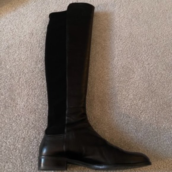 Stuart Weitzman Over-the-Knee black 50/50 boots Size 8 - Picture 4 of 16